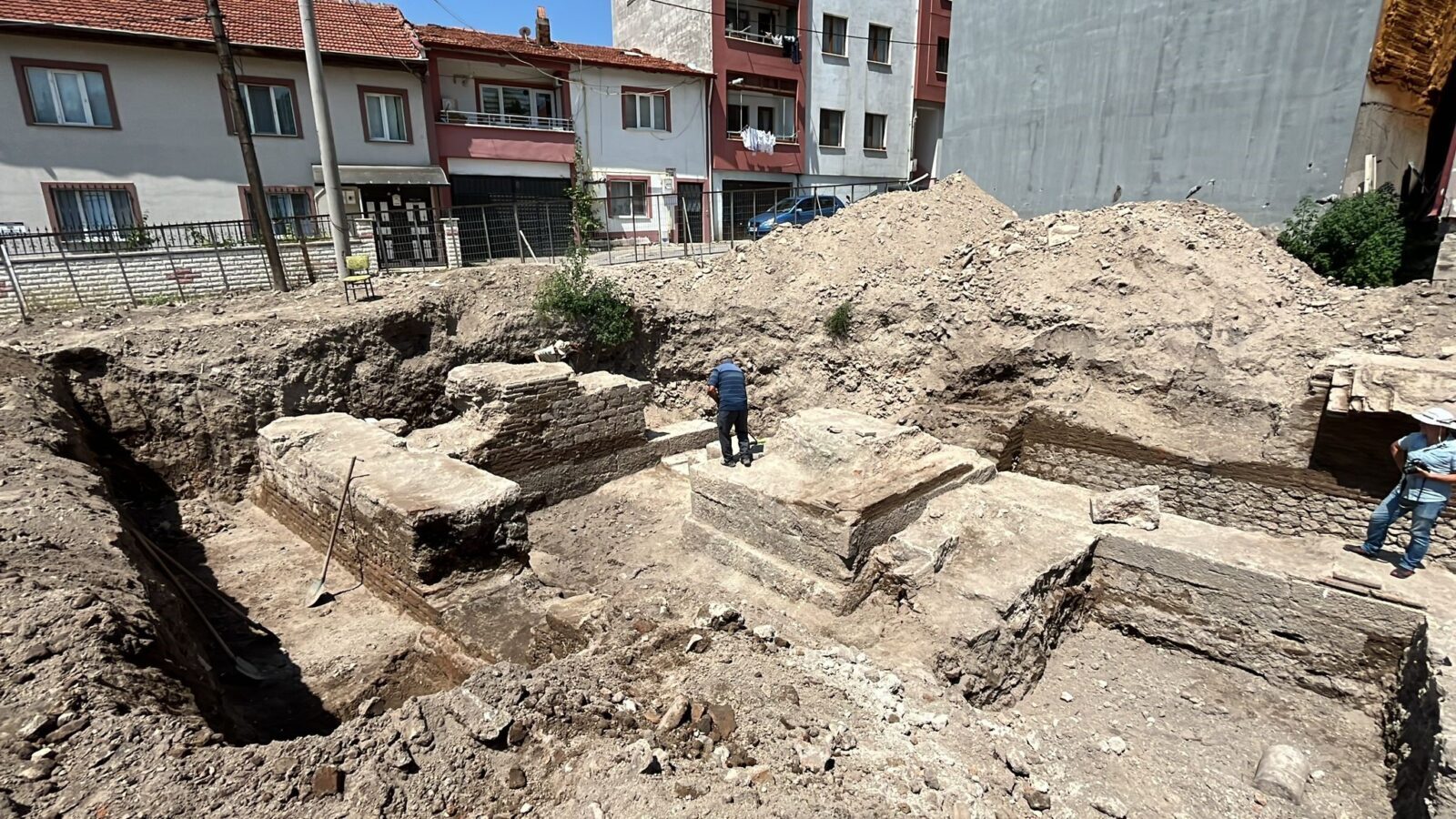 Ancient Roman bathhouse discovered during construction in Bolu