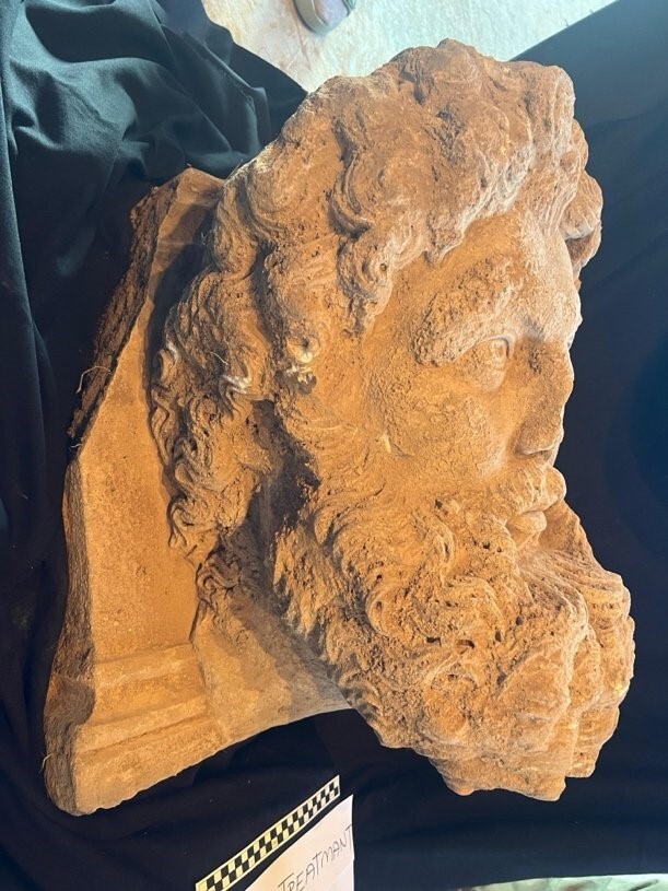 Exciting discovery in Türkiye's Aphrodisias as colossal head of Zeus unearthed