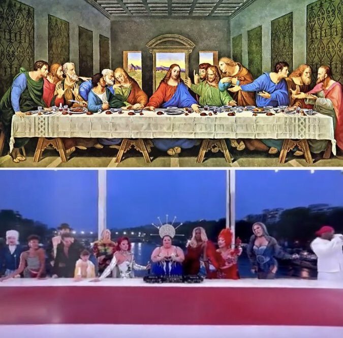 Olympics opening ceremony sparks outrage with drag queens parodying Last Supper