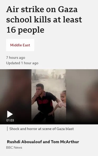 BBC's double standards in Gaza and Ukraine coverage exposed