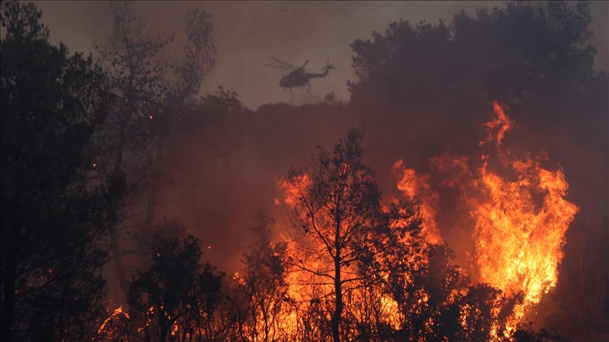 Greek firefighters battle Kos wildfire amid warnings of dangerous summer