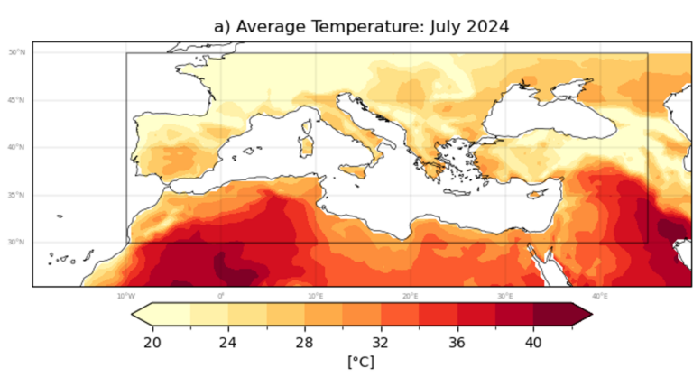 Mediterranean sea reaches record-breaking temperatures