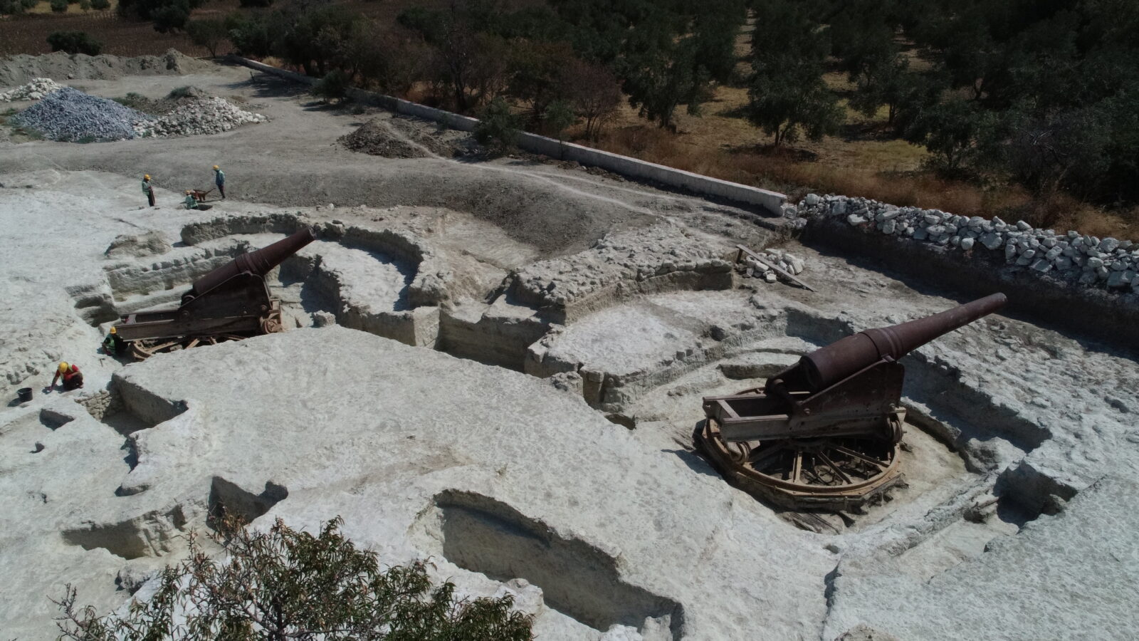 Forgotten Ottoman artillery of Canakkale now open to public after 109 years