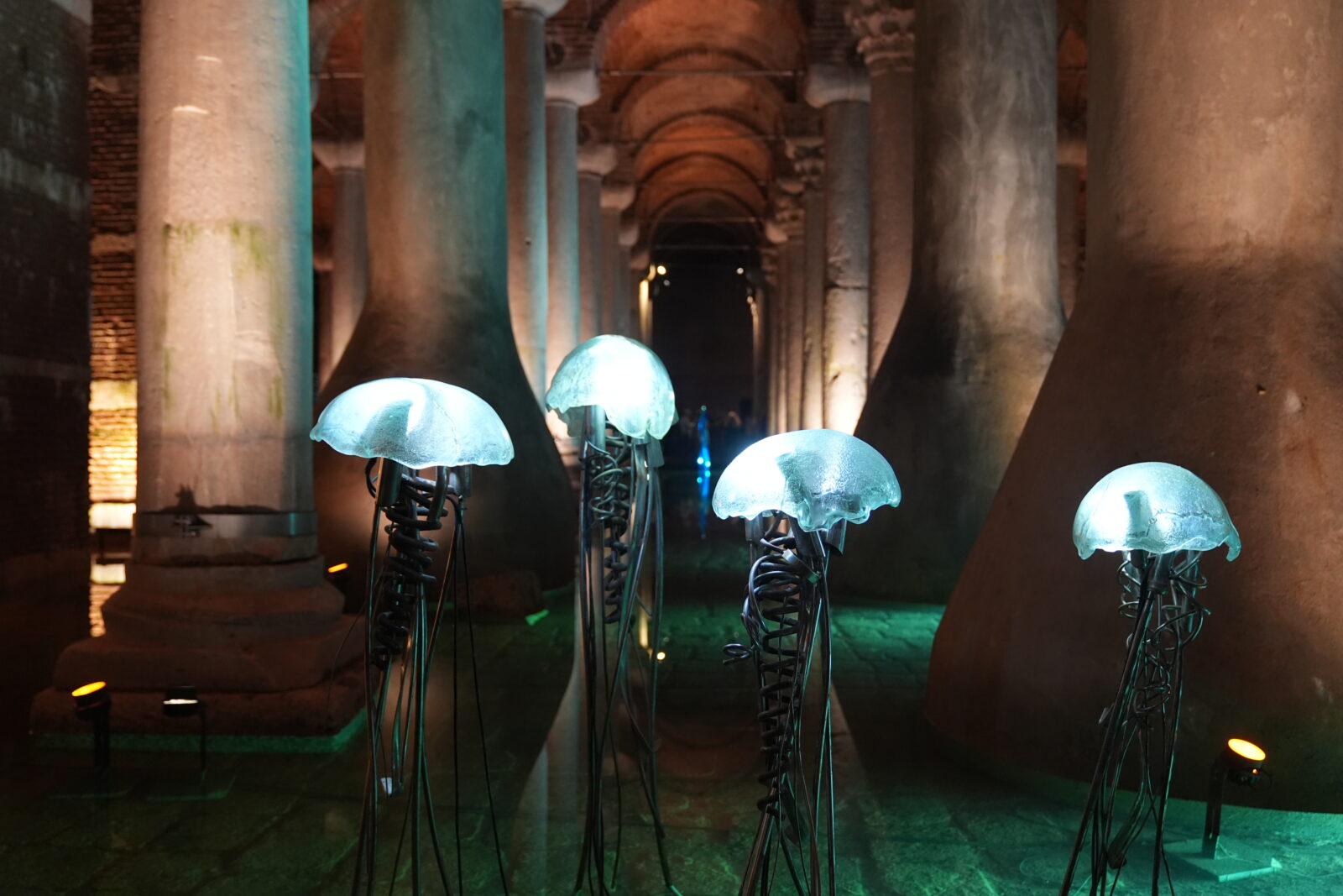 'Gates of Underground' exhibition opens at Basilica Cistern