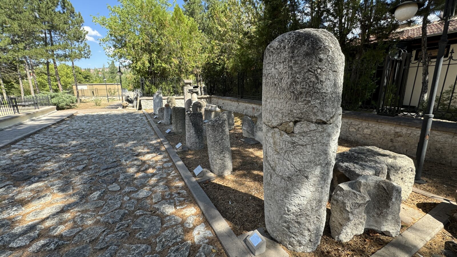 Ancient Roman 'traffic signs' on display at Türkiye's Bogazkale Museum