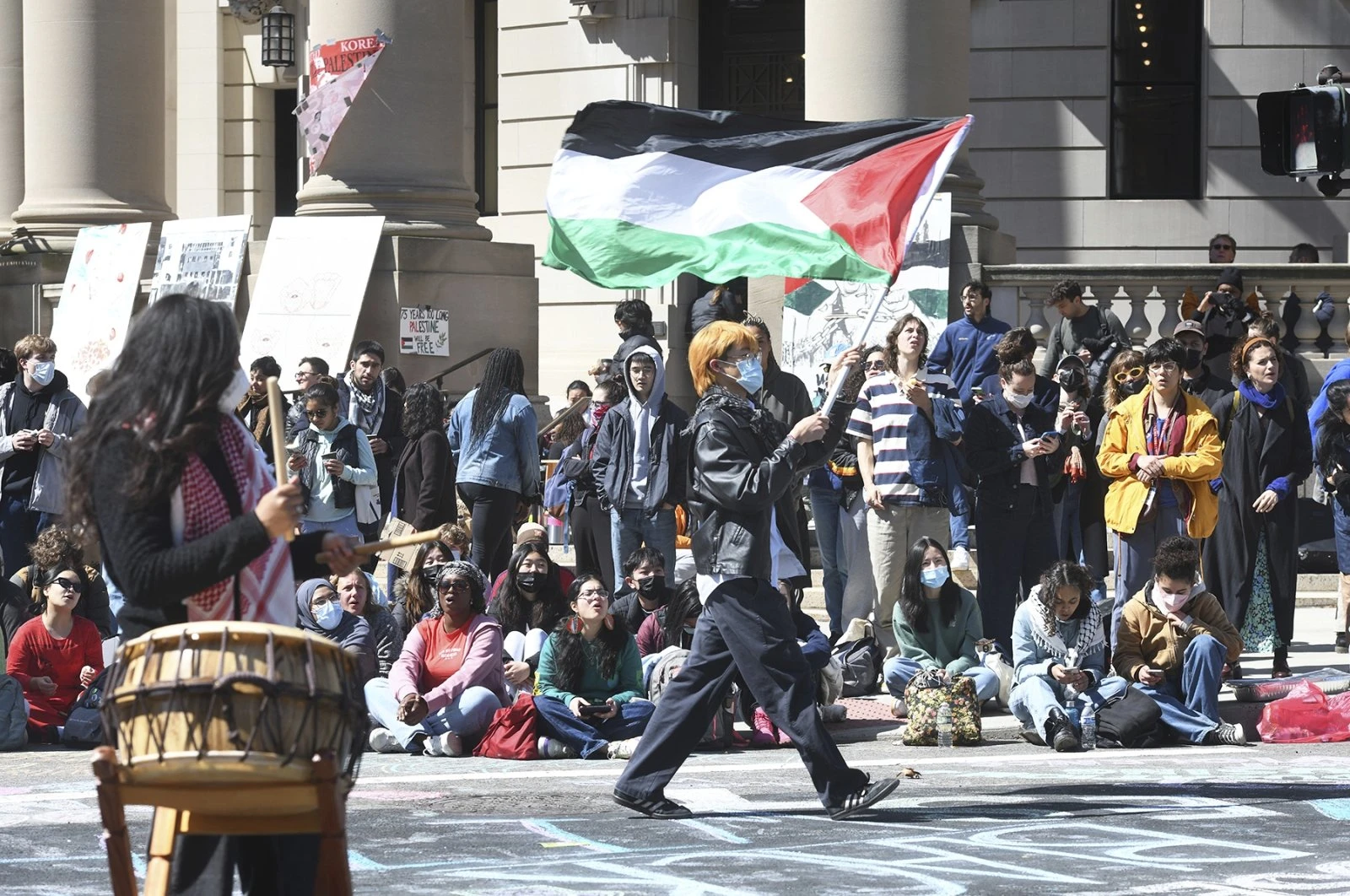 Columbia University head resigns due to Gaza protest on campus