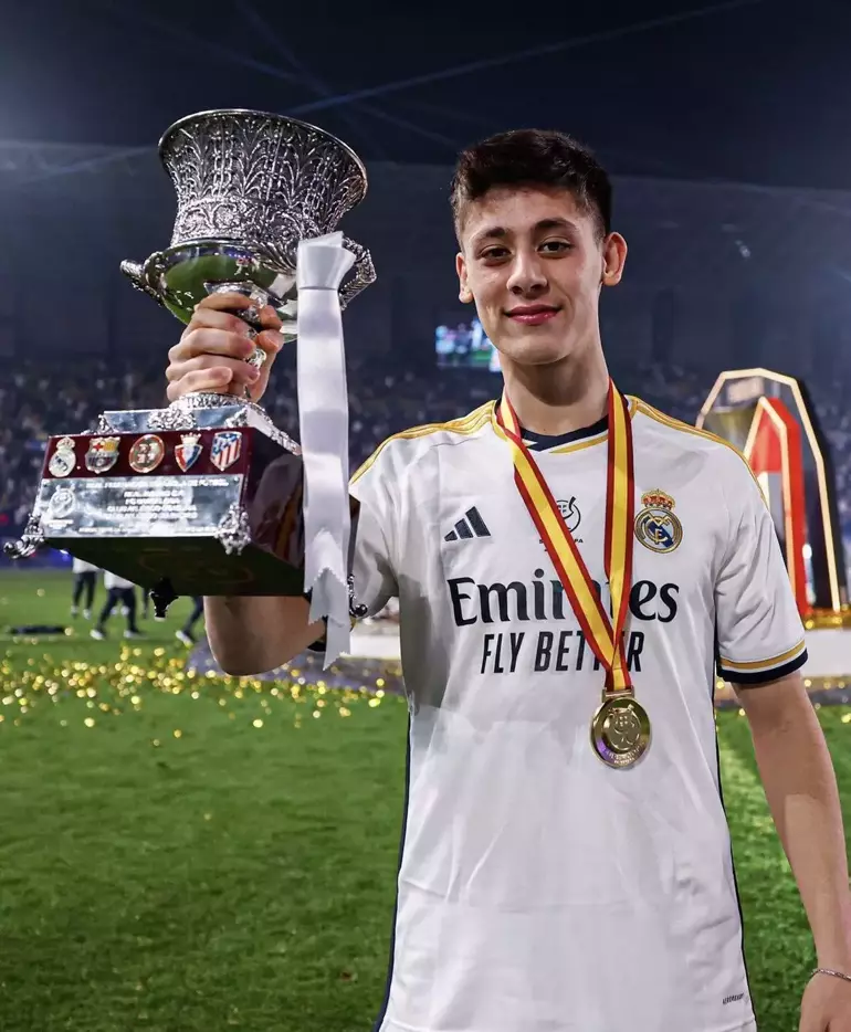 Arda Guler wins 5th trophy in short career with Real Madrid, Fenerbahce 