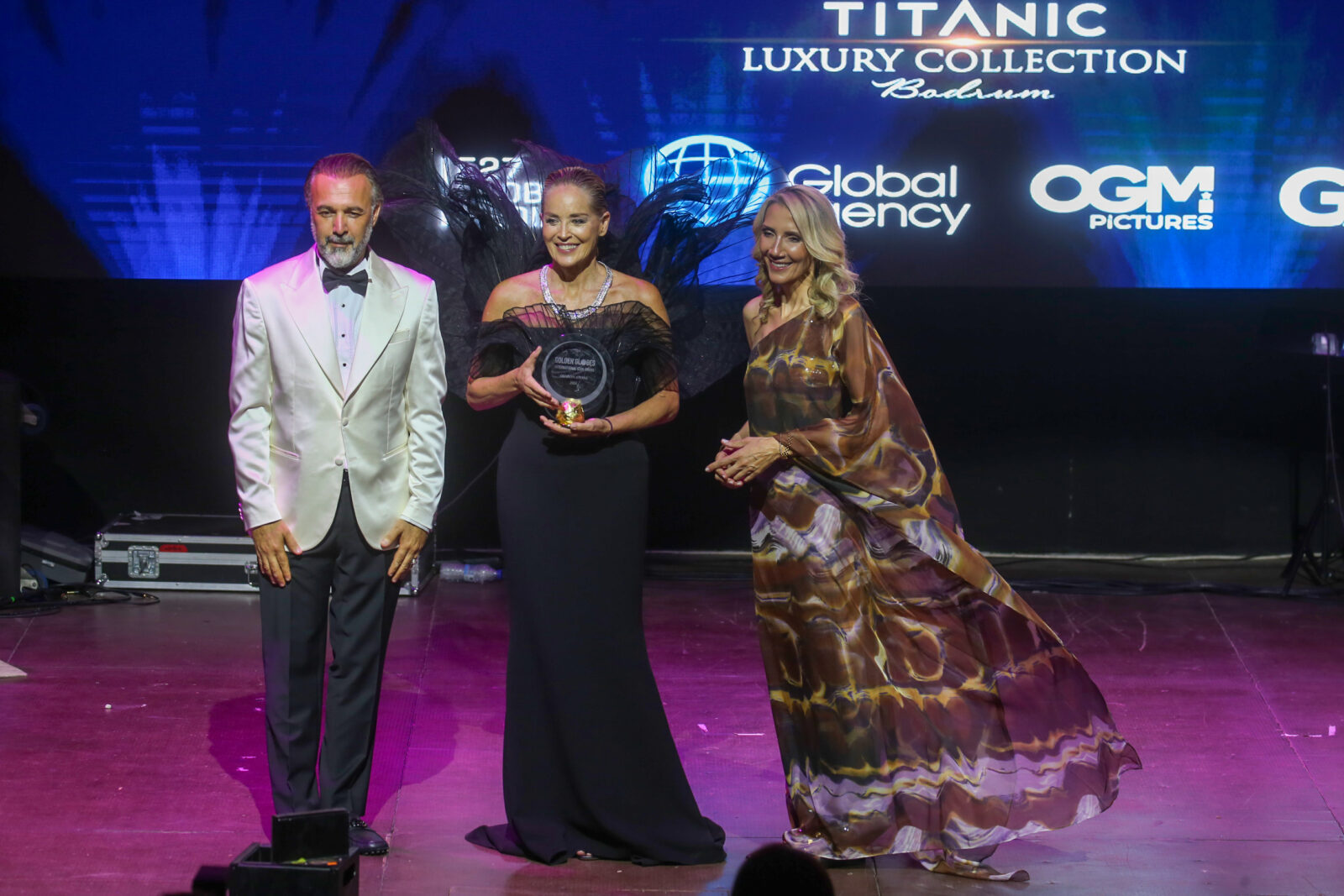 Sharon Stone receives 'International Icon Award' in Bodrum, Türkiye