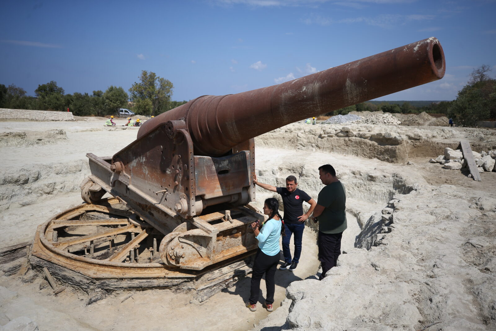 Forgotten Ottoman artillery of Canakkale now open to public after 109 years