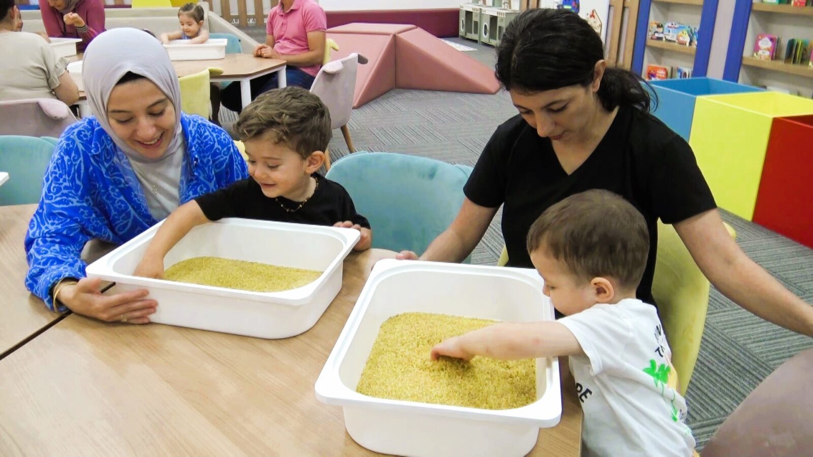 Libraries in Türkiye welcome people of all ages, including babies