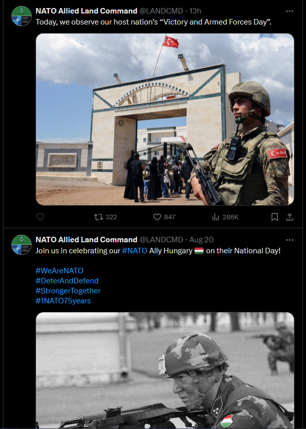 NATO deletes Türkiye's Victory Day tweet after backlash, again