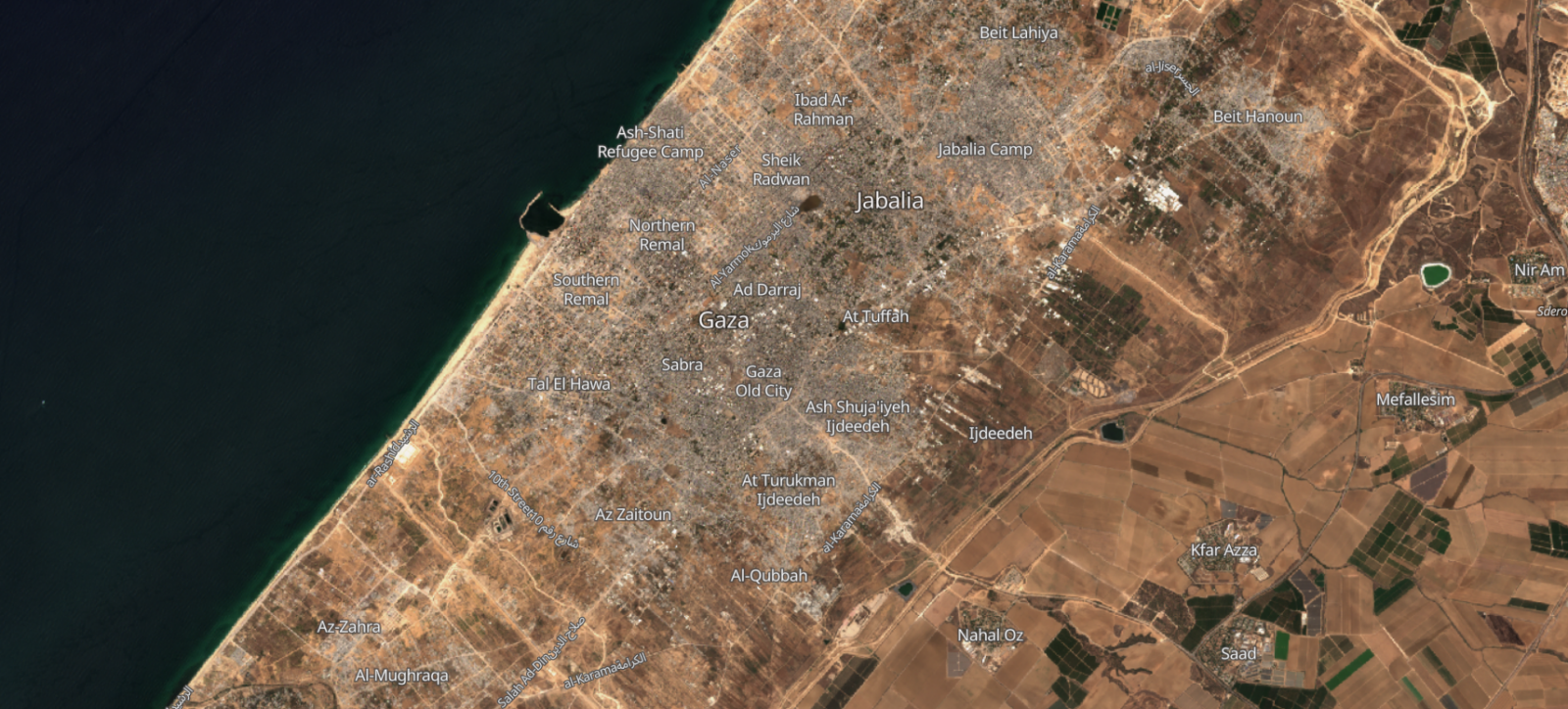 Satellite imagery reveals new Gaza corridor, raises concerns over Israeli army presence