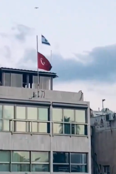 Israeli drone flies over Turkish Embassy in Tel Aviv, violates international law