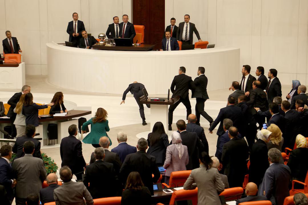 Turkish Parliament erupts in bloodshed: Historic brawls, fatal fights