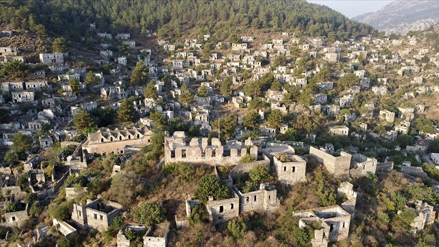 Discover the eerie whispers of Kayakoy among the creepiest haunted places in Türkiye.