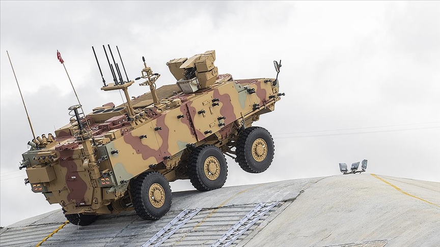 Türkiye's Pars IV 6x6 on joint patrol in Syria