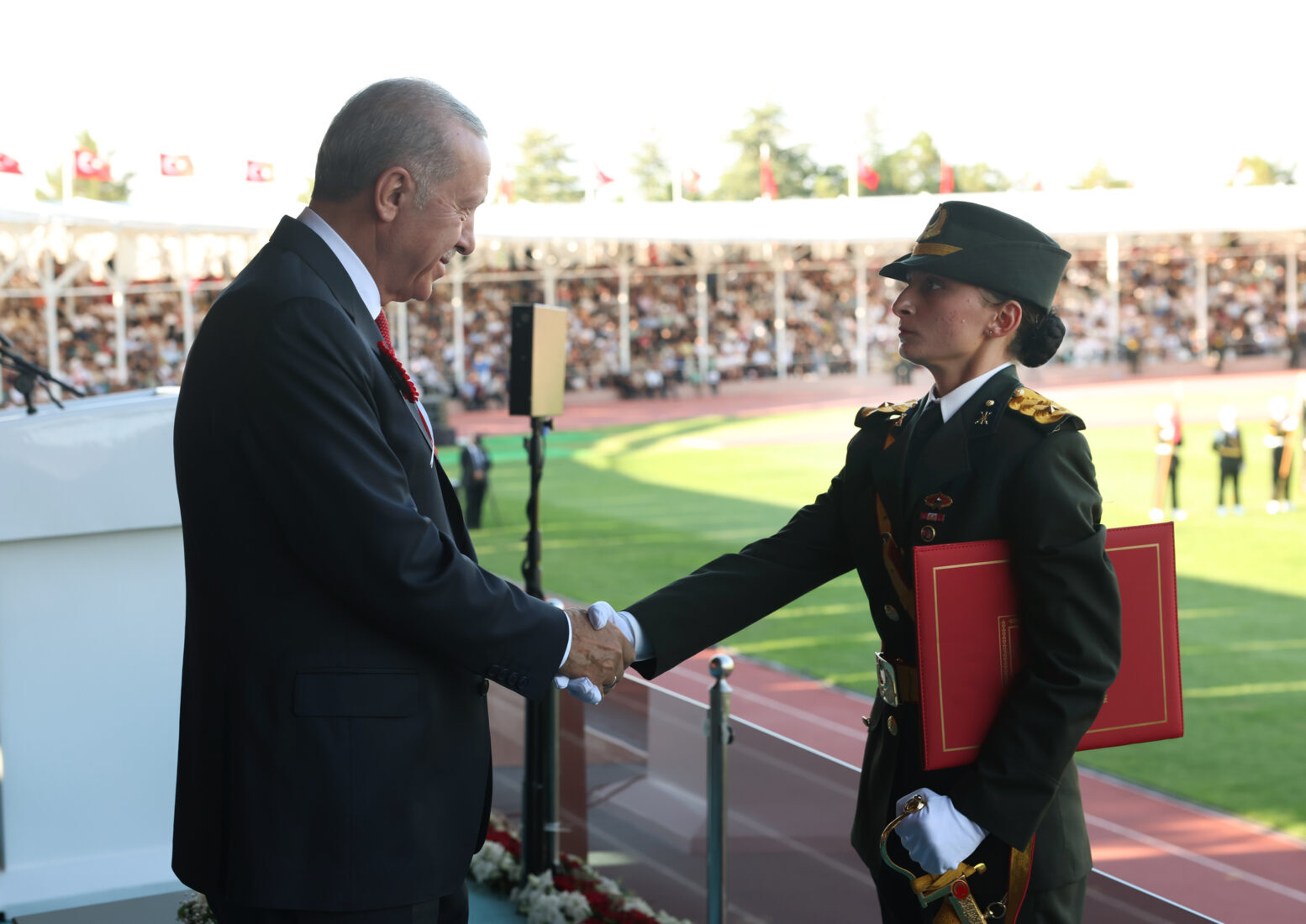 Turkish female cadets top Türkiye’s National Defense University graduation