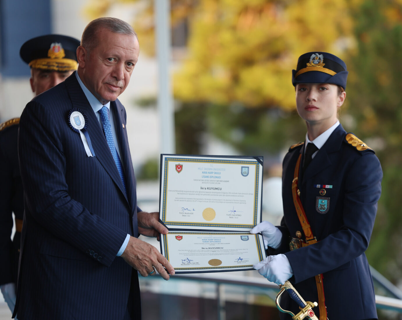 Turkish female cadets top Türkiye’s National Defense University graduation