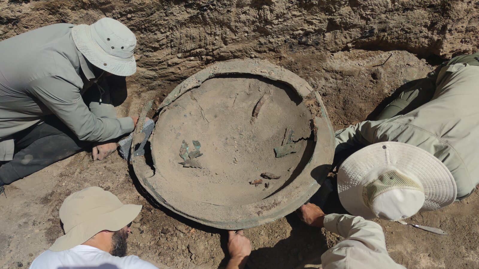 Bronze shields