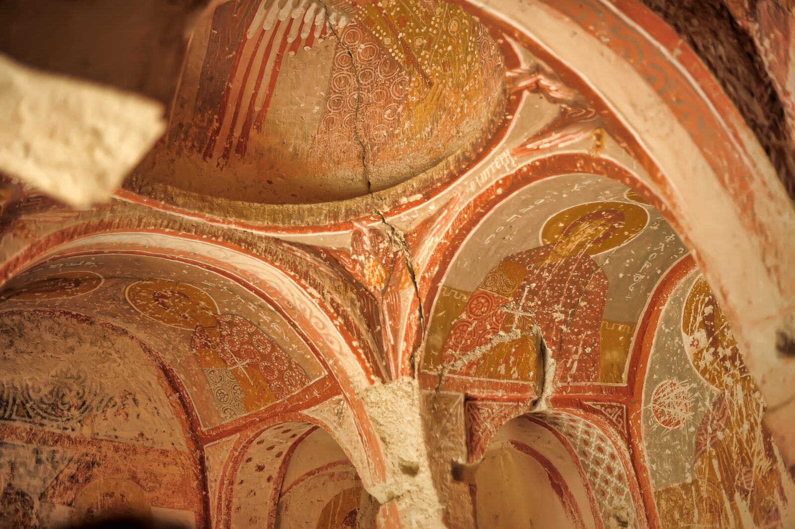 Frescoes at Chapel of St Barbara in Cappadocia under threat