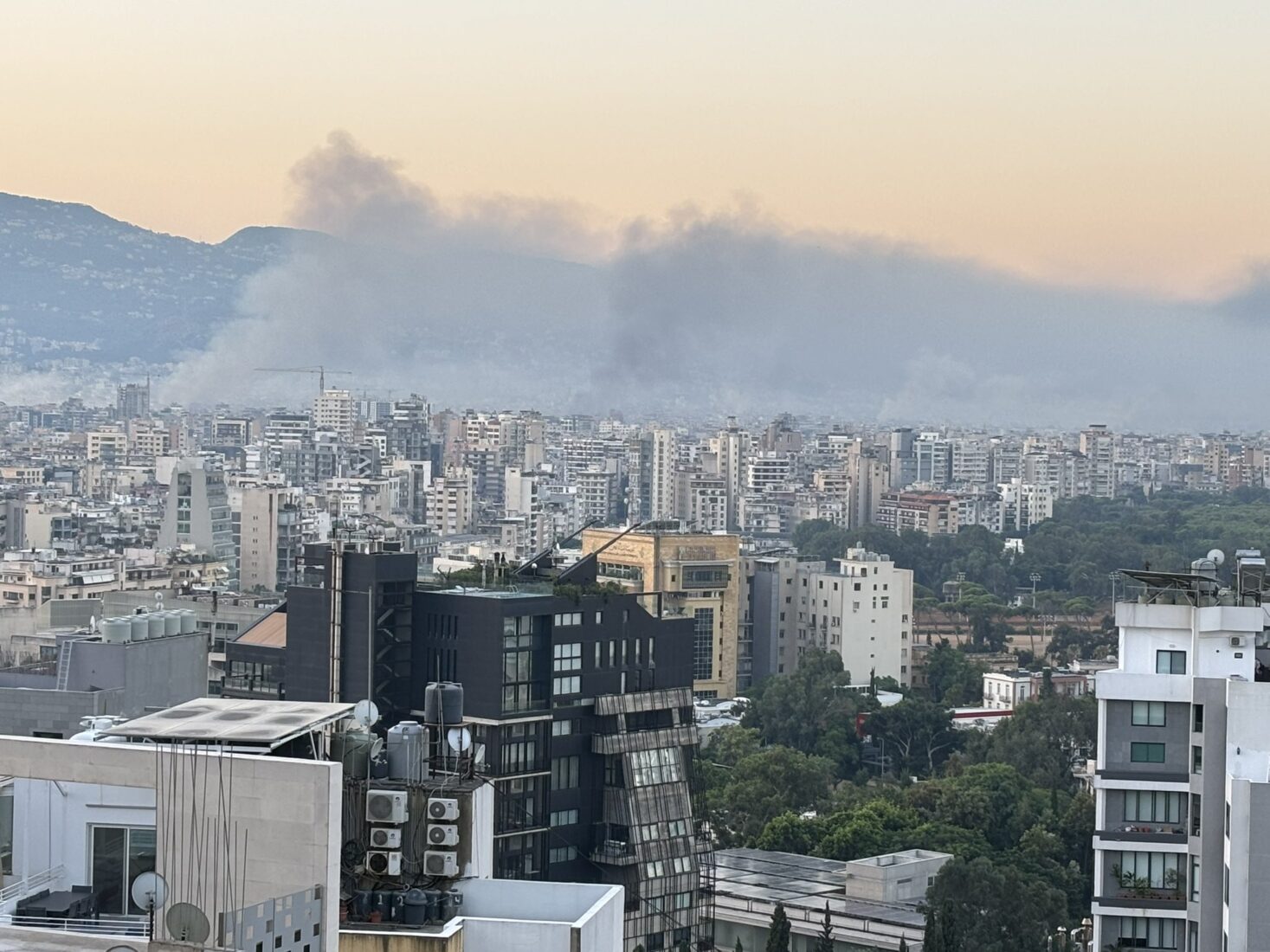 Israeli airstrikes hit Hezbollah Command Center in Beirut, thousands forced to flee