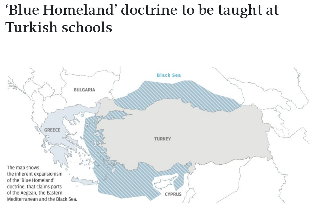 Greece protests Türkiye's inclusion of 'Blue Homeland' concept in education curriculum