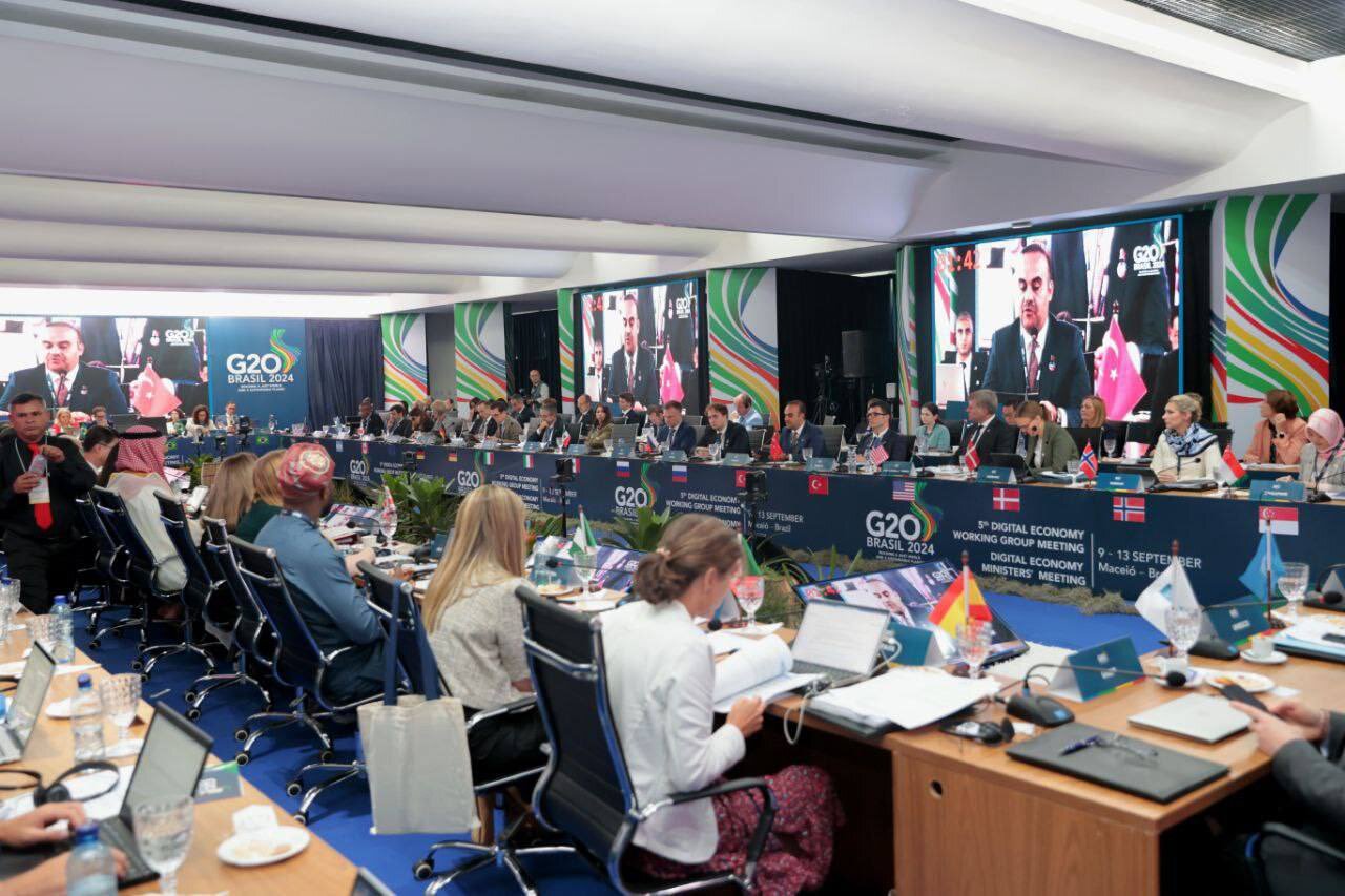 Brezilya'daki G20 dijital ekonomi bakanları toplantısına bir Türk bakan katıldı