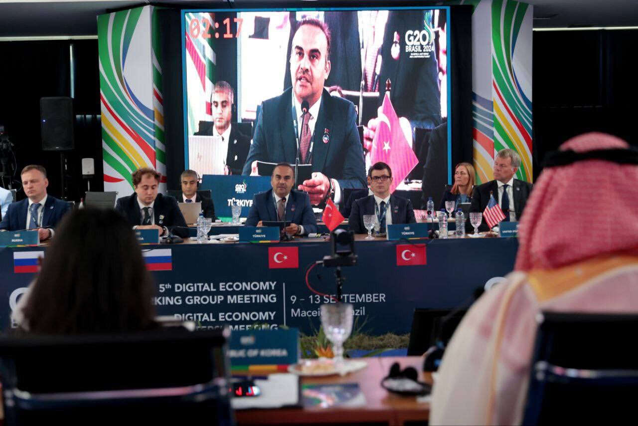 Turkish minister attends G-20 Digital Economy ministerial meeting in Brazil