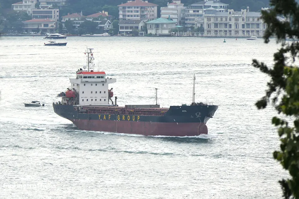 Turkish operated vessel carrying grain hit by Russian missile in Black Sea