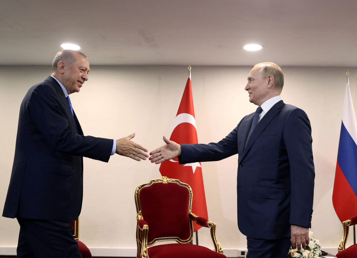 President Erdogan, Russian President Putin discuss bilateral and regional ties