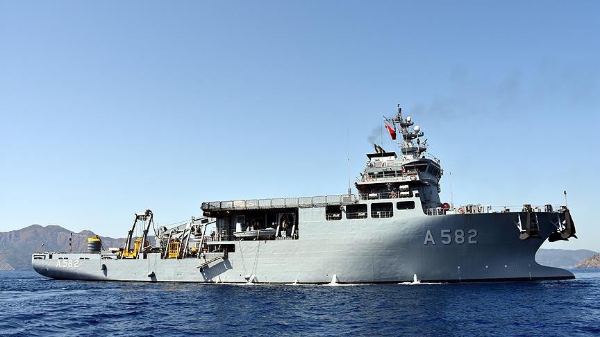 Türkiye's TCG Alemdar rescue ship visits Plymouth Port, UK