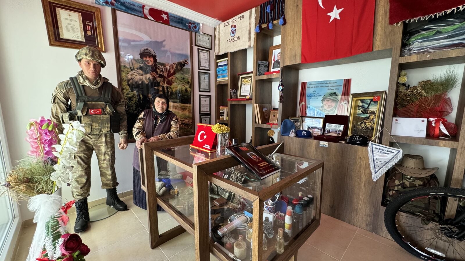 Turkish mother preserves killed soldier son’s memory with wax statue, belongings