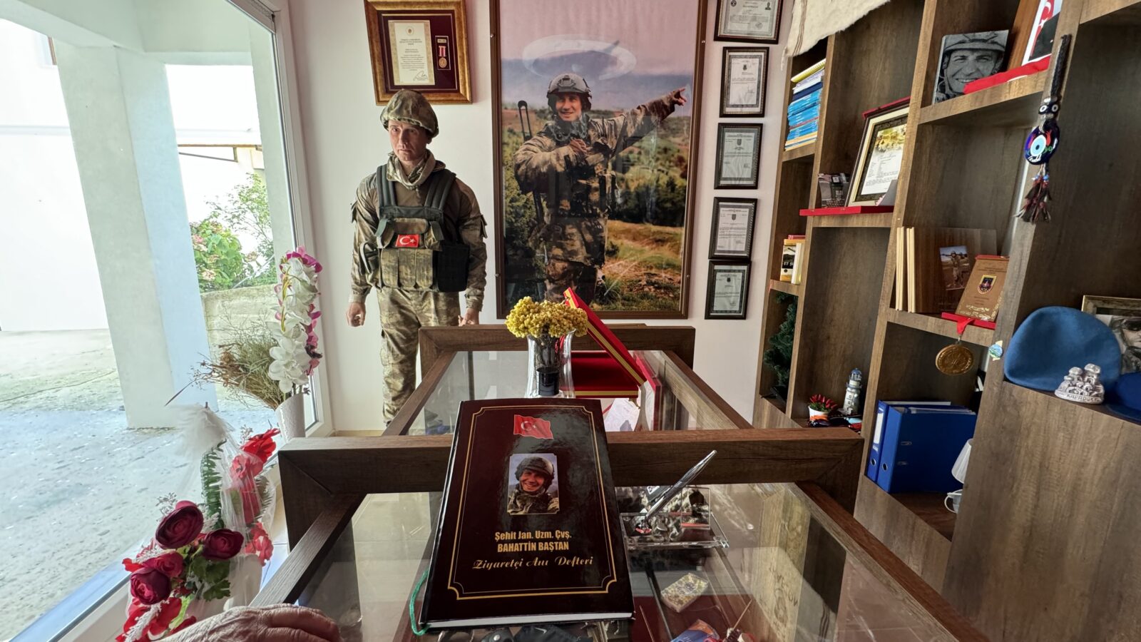 Turkish mother preserves killed soldier son’s memory with wax statue, belongings