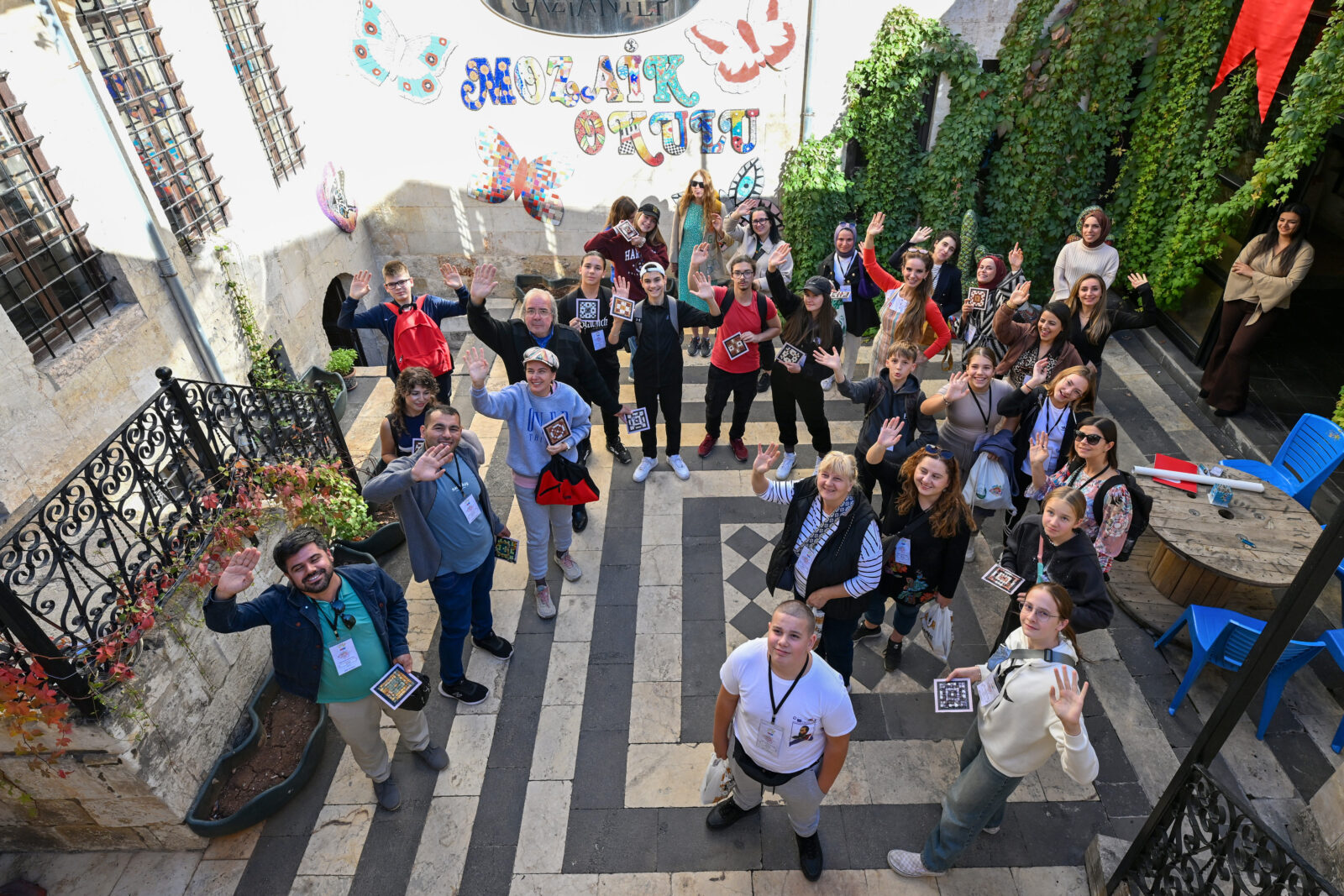 European students discover mosaic art in Türkiye's Gaziantep