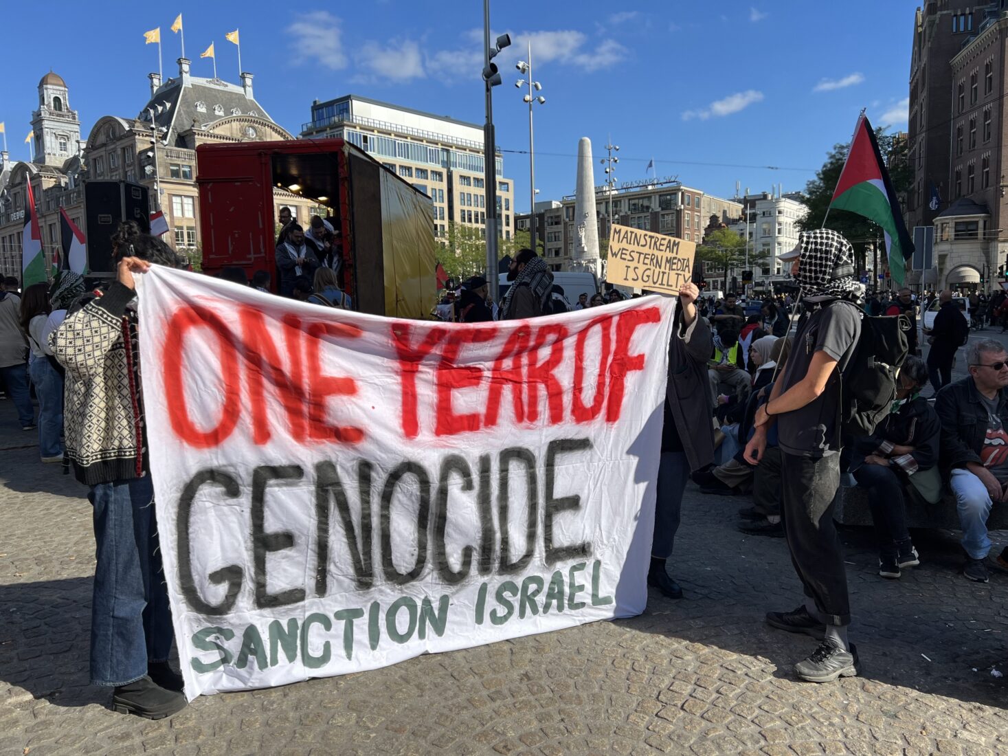 Global protests mark first anniversary of Israel's attacks on Gaza