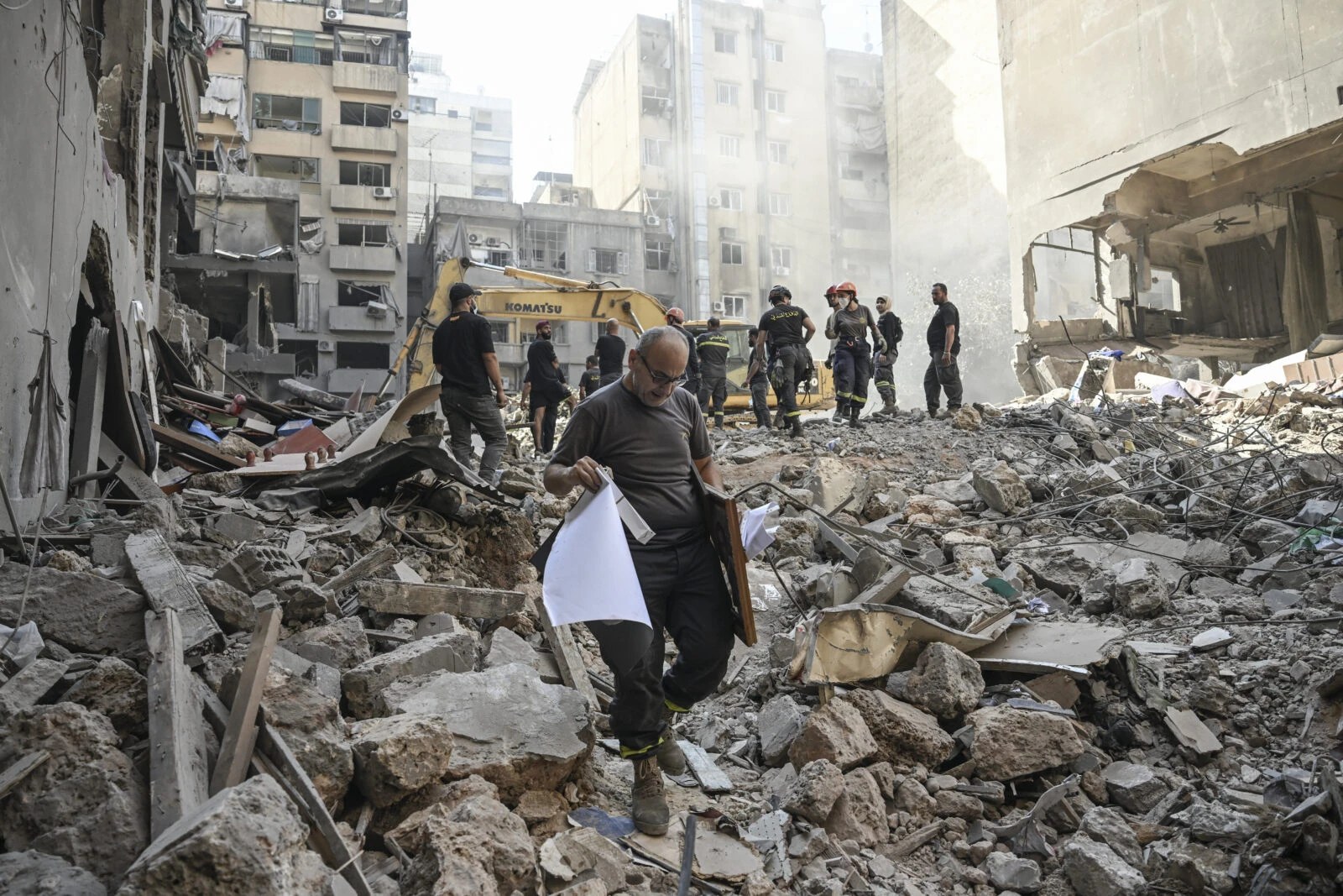 This is how close Israeli airstrikes were to heart of Beirut