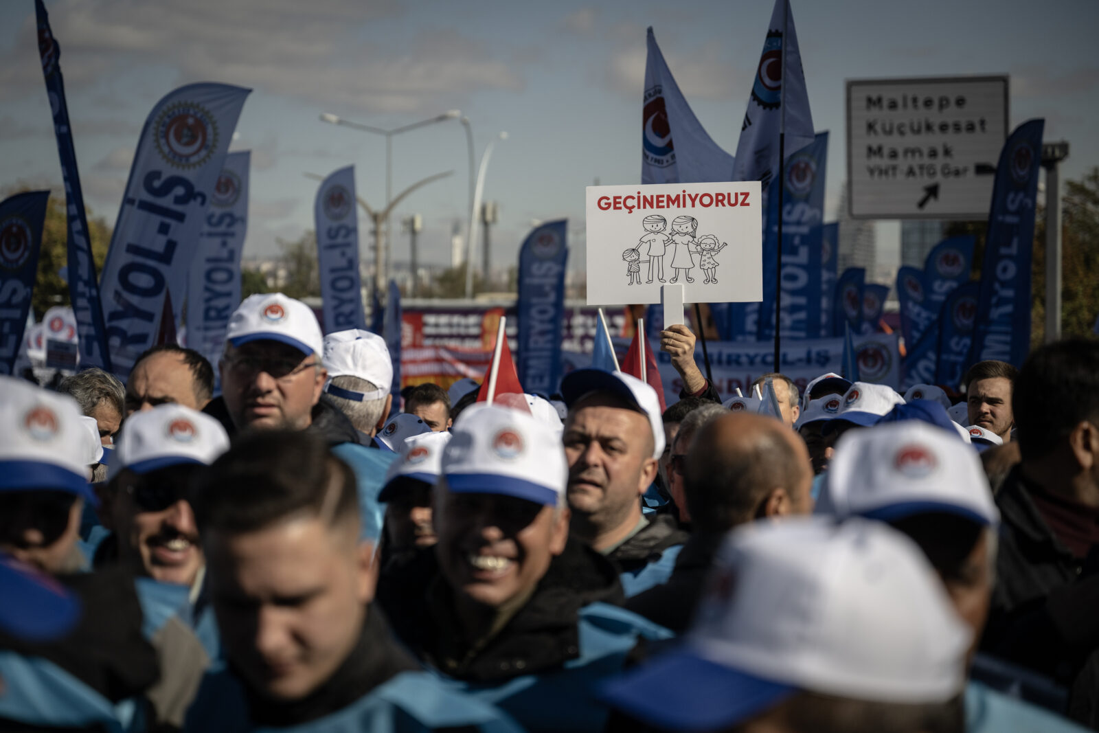 Turk-Is, one of Türkiye's largest trade union confederations, organizes rally in Ankara