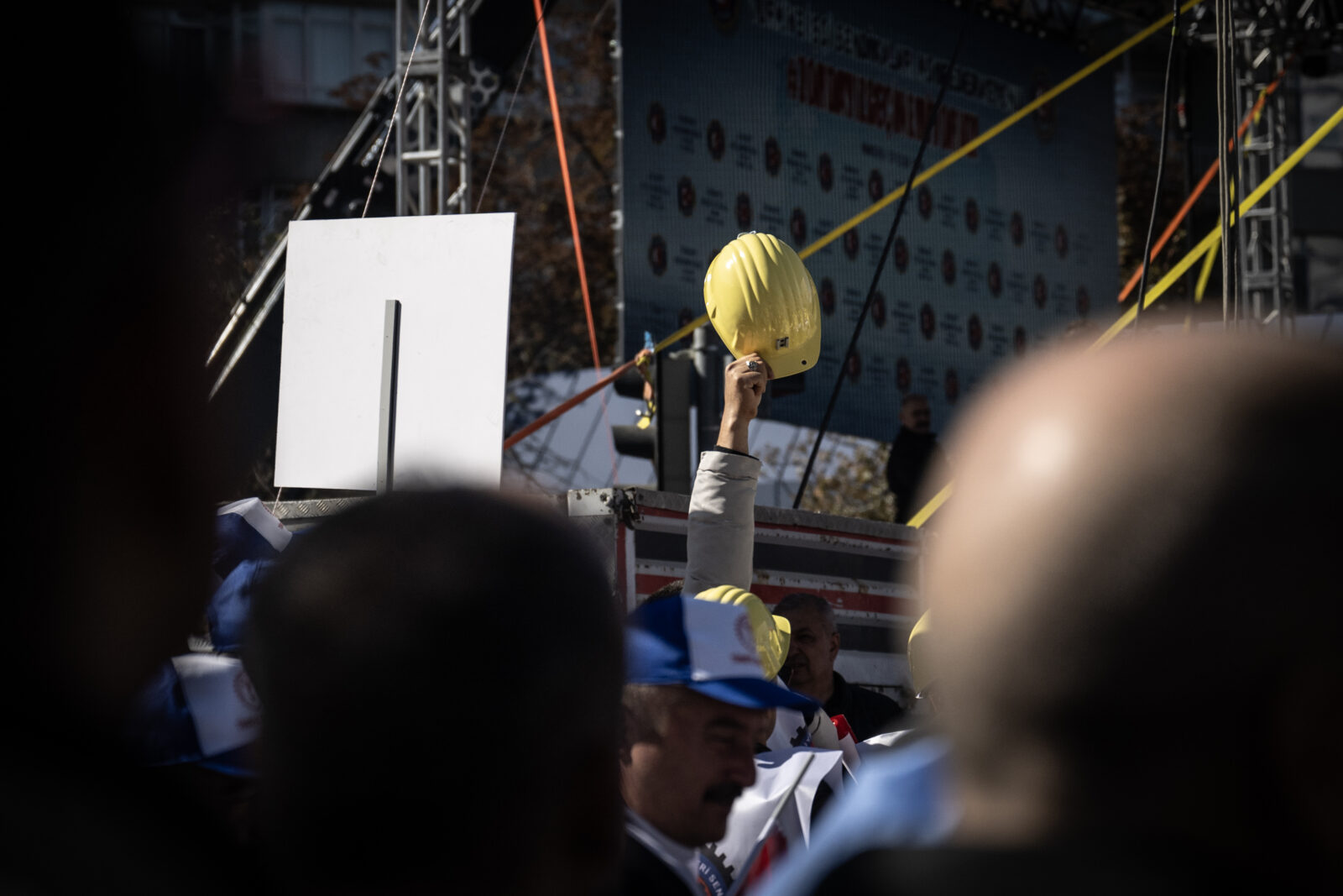 Turk-Is, one of Türkiye's largest trade union confederations, organizes rally in Ankara