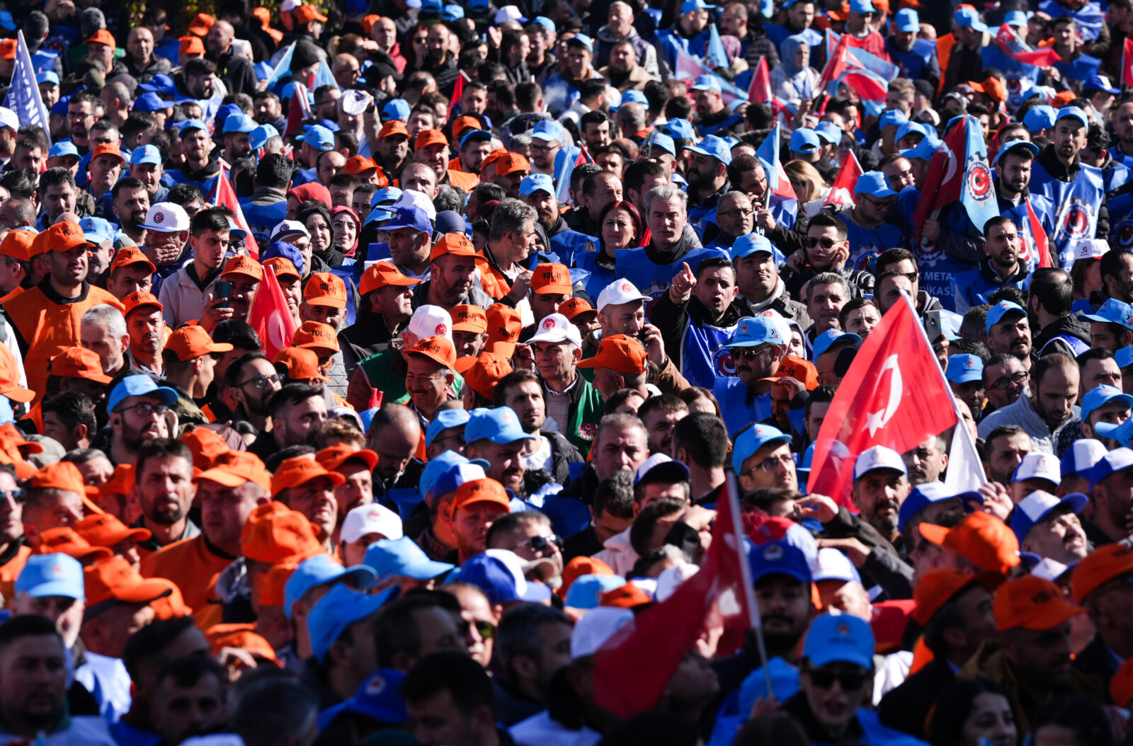 Turk-Is, one of Türkiye's largest trade union confederations, organizes rally in Ankara