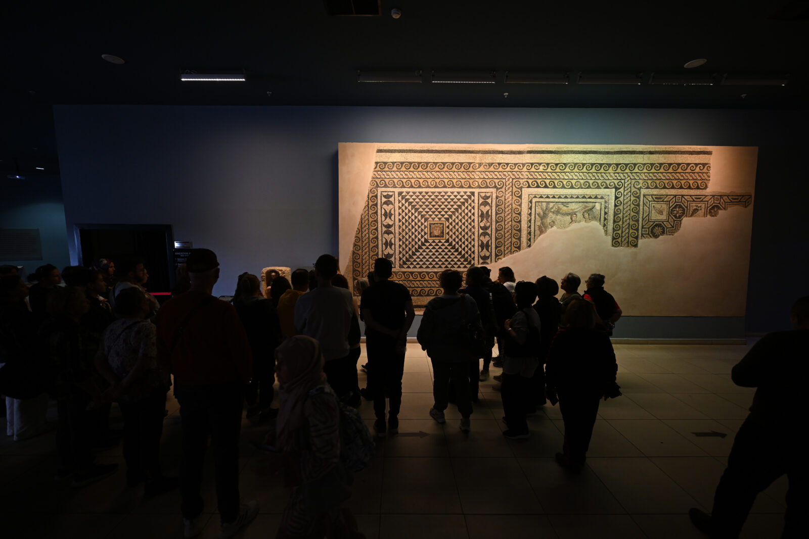 'Gypsy Girl' mosaic breaks visitor records at Zeugma Mosaic Museum