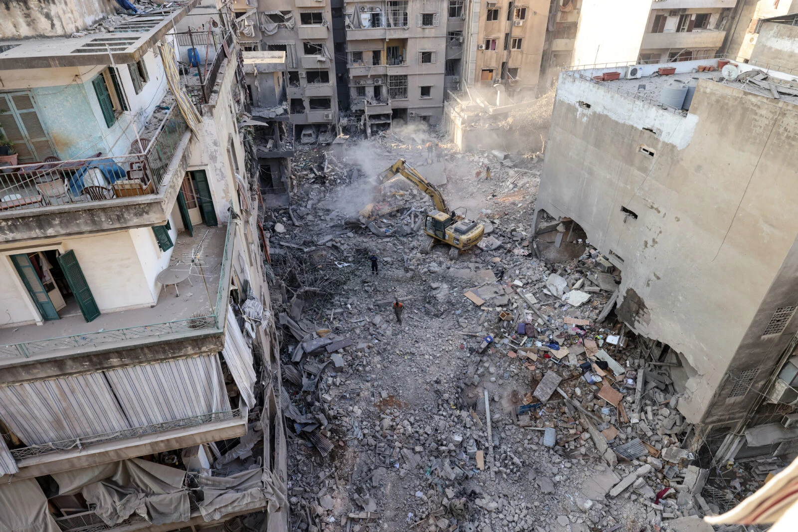 This is how close Israeli airstrikes were to heart of Beirut