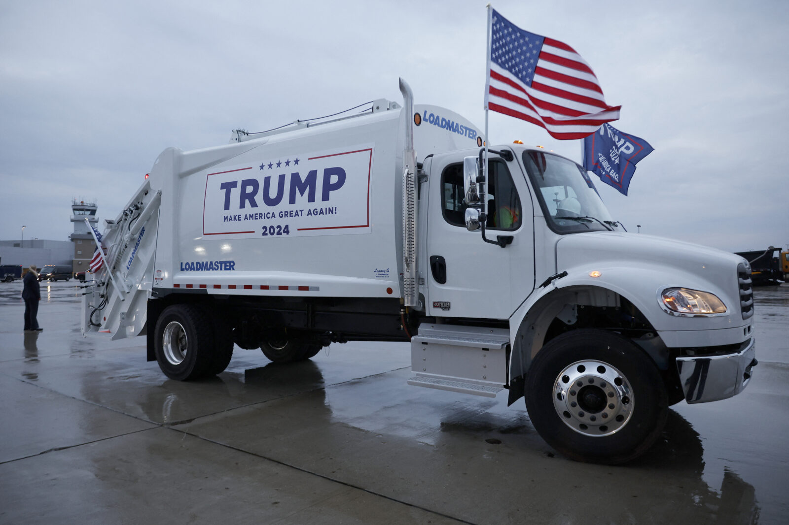 From escalators to garbage trucks: How Trump’s stunts shape his campaign