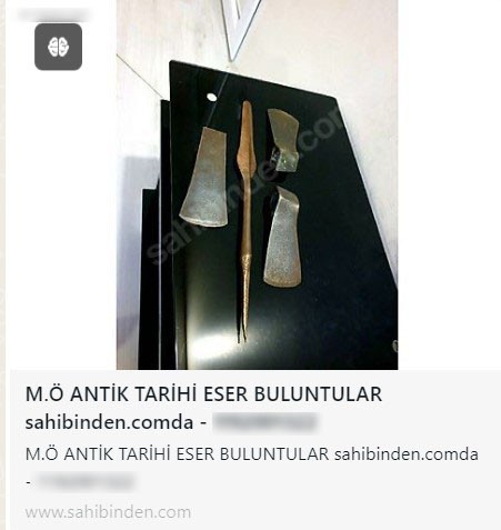 Historical artifacts seized in major ops targeting illegal online sales in Türkiye