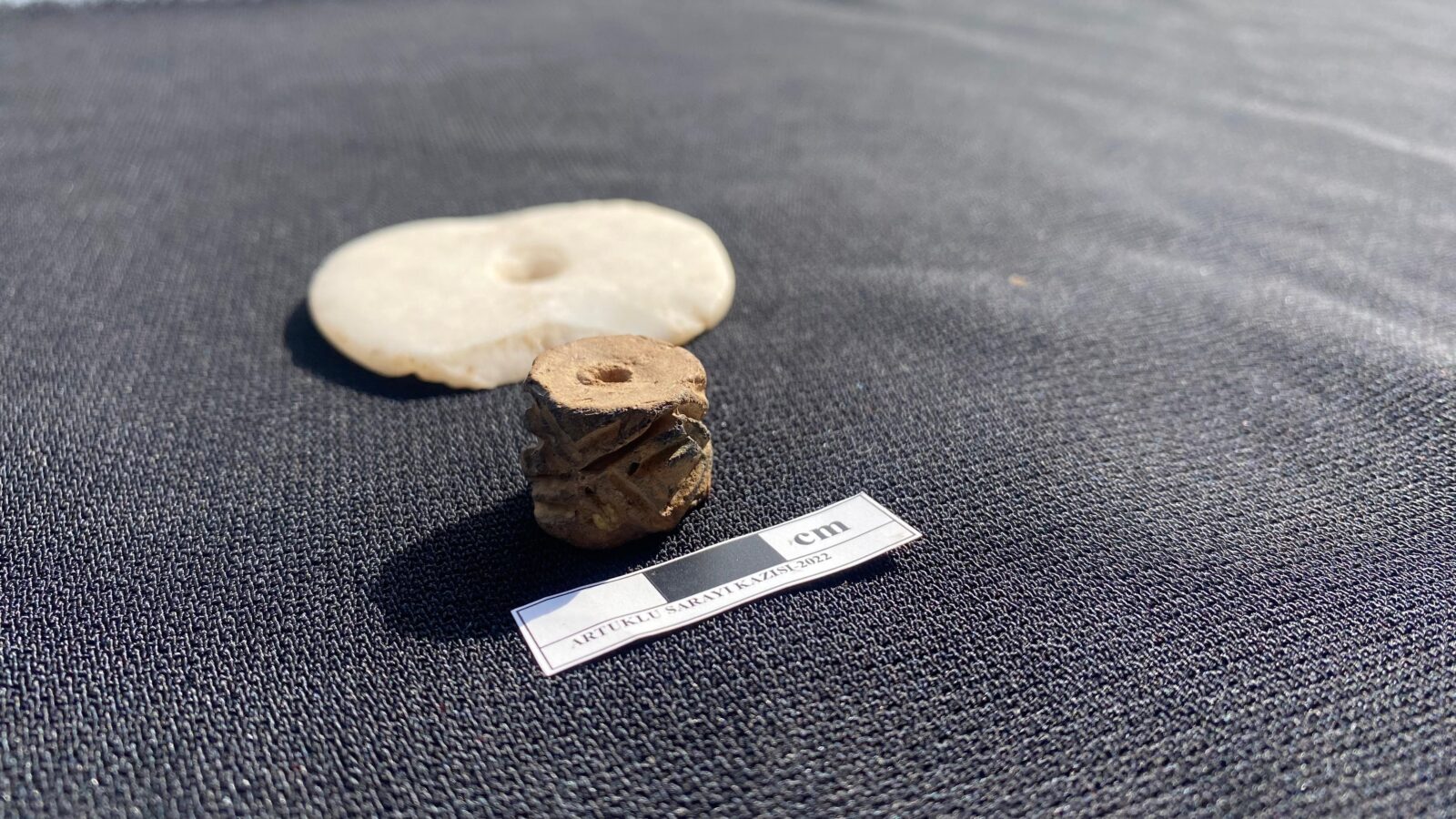 Ancient cylindrical seal dating back to 3,400 BC exhibited in Türkiye