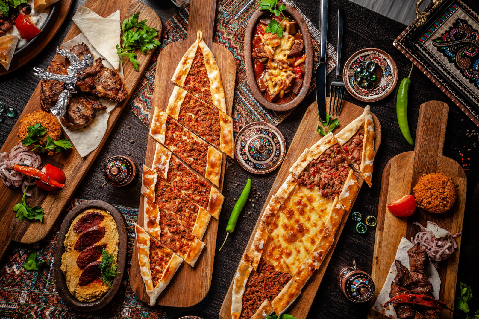 Classic Turkish pide, as quality concerns grow regarding mechanically separated meat in some food products across Türkiye.