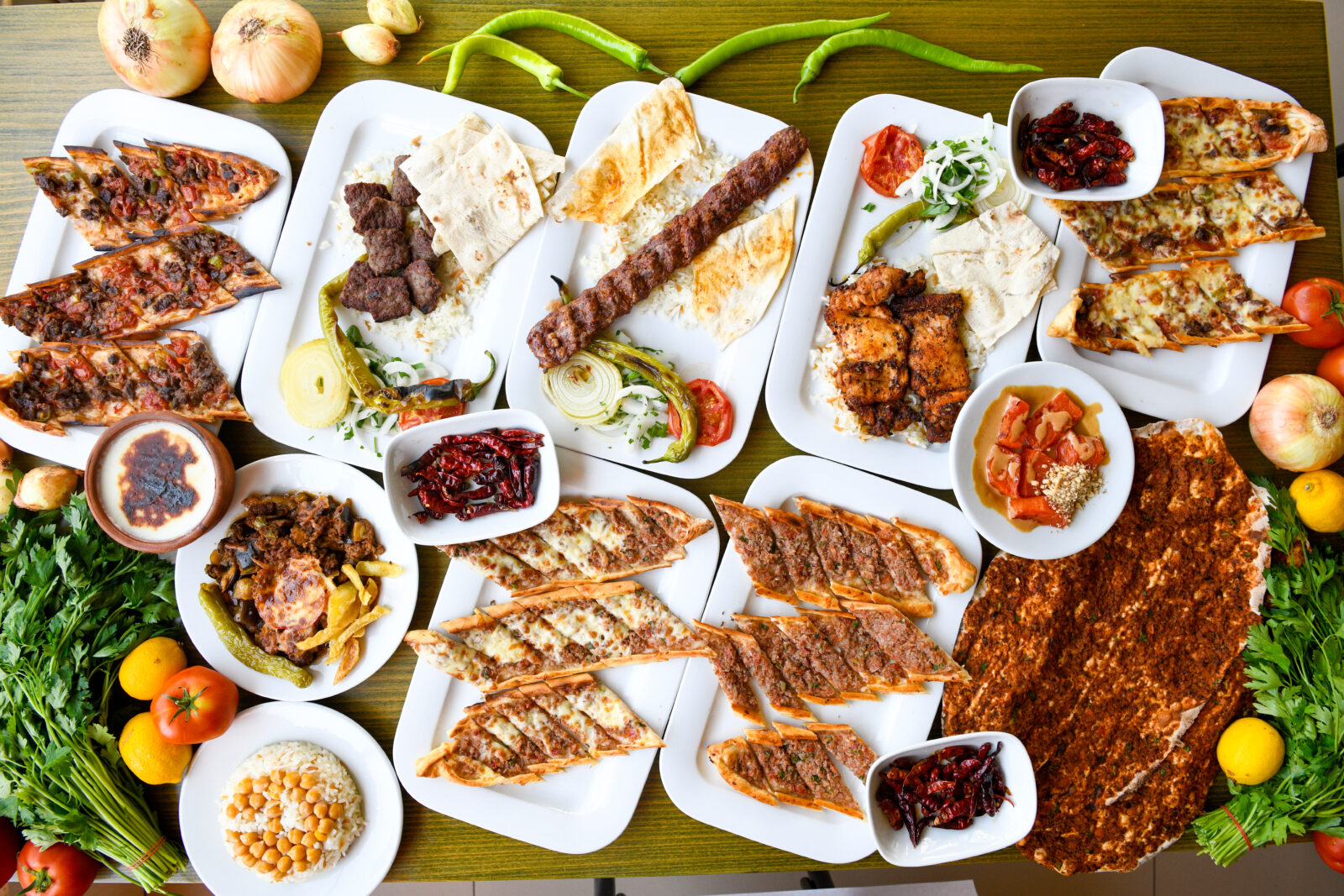 A variety of traditional Turkish meat dishes, amid broader concerns about the use of mechanically separated meat in Türkiye.