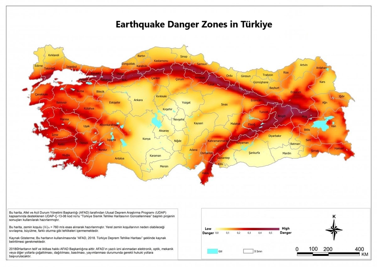 Deprem haritası