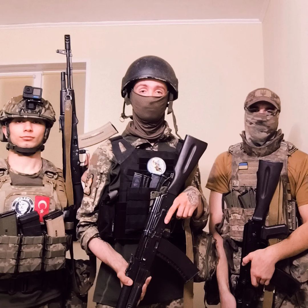 Turkish Neo-Nazi mercenary fighting in Ukraine reveals his journey