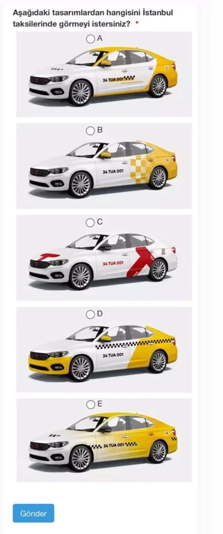 Istanbul to launch 2,500 modern taxis with custom vinyl wrap designs