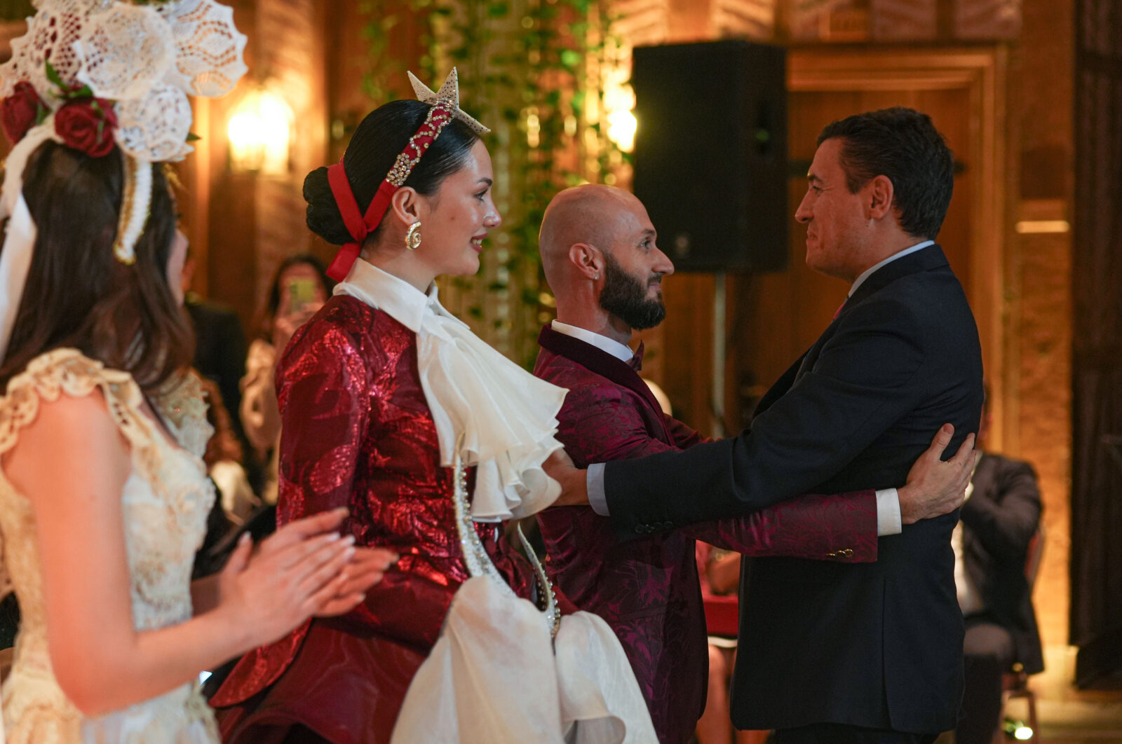 Model at the "Bulgaria-Türkiye Haute Couture Fashion Show" organized by the Embassy of Bulgaria in Ankara, Türkiye, November 18, 2024. (AA Photo)